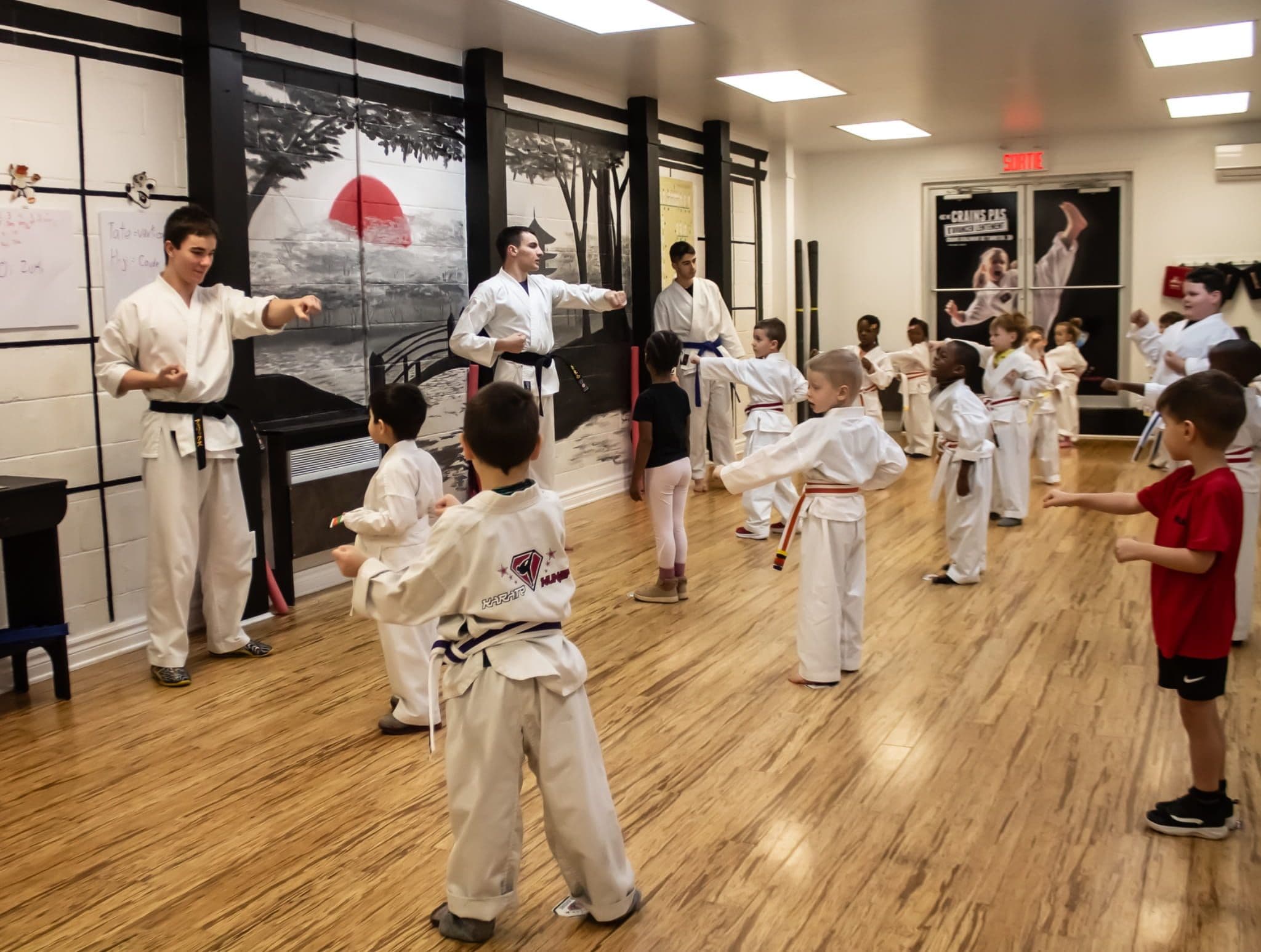 Cours de karaté pour enfants à Drummondville